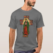 Mexicaanse serapluipaard Onze dame van Guadalupe M T-shirt (Voorkant)