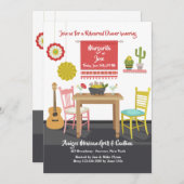 Mexicaanse setting uitnodiging (Voorkant / Achterkant)