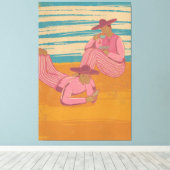 Mexicaanse siësta canvas afdruk (Insitu (Houten vloer))