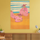 Mexicaanse siësta canvas afdruk (Insitu (Woonkamer))