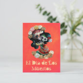 Mexicaanse skeleton Motherly Love Briefkaart (Staand voorkant)