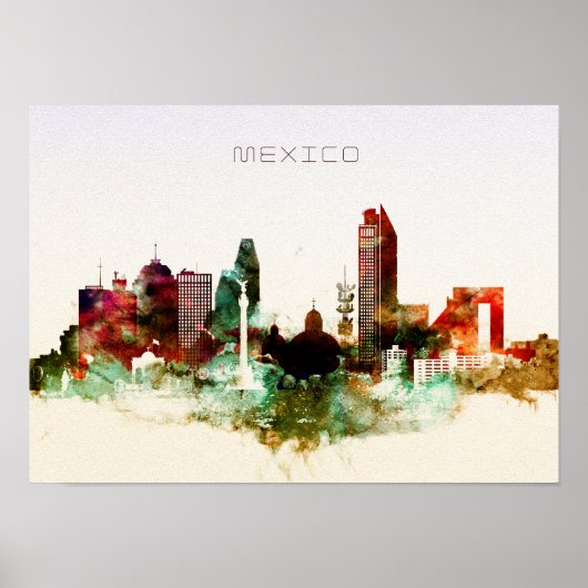 Mexicaanse skyline poster (Voorkant)