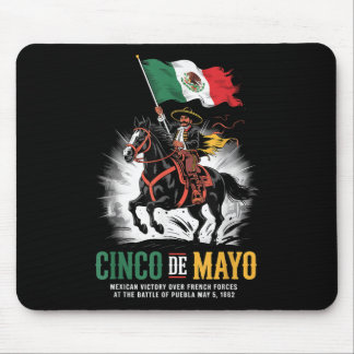 Mexicaanse Slag bij Puebla 1862 Anniversa Muismat