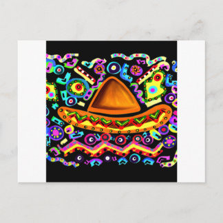 Mexicaanse Sombrero Briefkaart