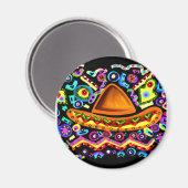 Mexicaanse Sombrero Magneet (Voorkant / Achterkant)
