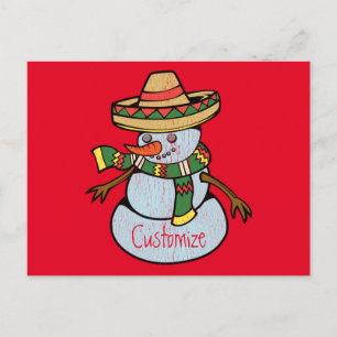 Mexicaanse Sombrero Santa Thunder_Cove Briefkaart
