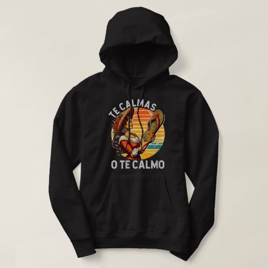 Mexicaanse Spaanse Moeder Moeder Moeder Expressie  Hoodie (Design voorkant)