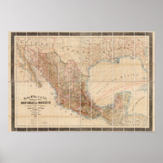 Mexicaanse Spoorweg Poster (Voorkant)