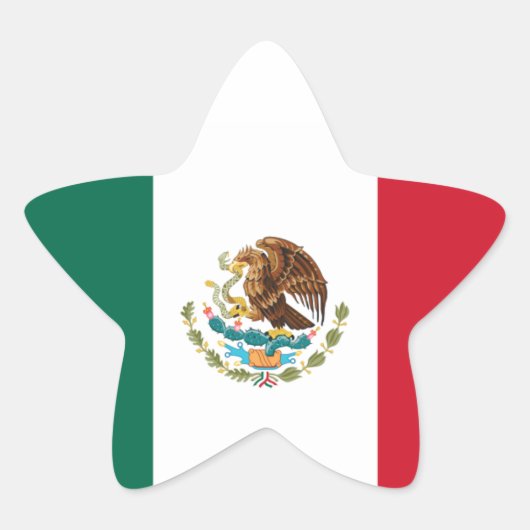 Mexicaanse sterrenstickers ster sticker (Voorkant)