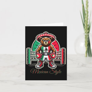 Mexicaanse stijl boksen voor jongens kaart