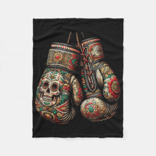 Mexicaanse stijl bokshandschoenen Aztec Maya Fi Fleece Deken