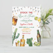 Mexicaanse Stock de Bar Fiesta Couples Douche Part Kaart (Staand voorkant)