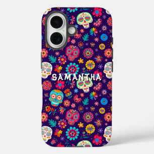 Mexicaanse Sugar Skulls Patroon iPhone / iPad case