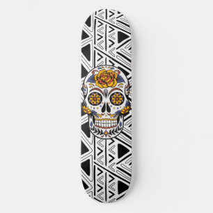 Mexicaanse suikerschedel skateboard