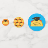 Mexicaanse Taco Fiesta Graduation Party Confetti (Achterkanten)
