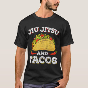 Mexicaanse Tacos Liefhebber Grappig Jiu Jitsu BJJ T-shirt