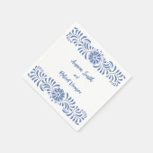 Mexicaanse Talavera bruiloft Servet (Hoek)