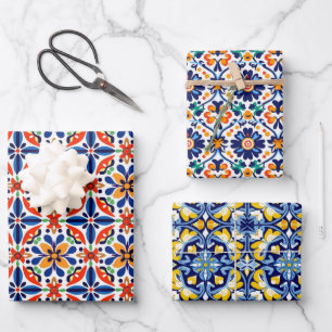 Mexicaanse Talavera inpakpapier Vel