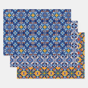 Mexicaanse Talavera inpakpapier Vel