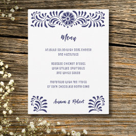 Mexicaanse talavera-stijl aankondiging