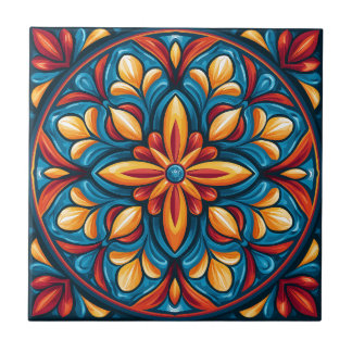 Mexicaanse Talavera-stijl keramische tegel Tegeltje