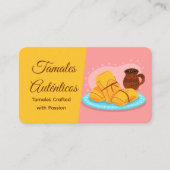 Mexicaanse Tamales Visitekaartje (Voorkant)