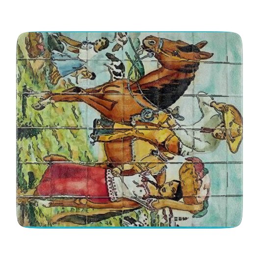 Mexicaanse Tegel stijl Snijplank (Voorkant)