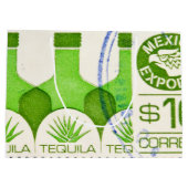 Mexicaanse Tequila Cactus Large Gift Bag Groot Cadeauzakje (Achterkant)