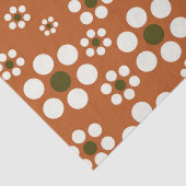 Mexicaanse terracotta bloemen tissuepapier (Detail)