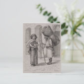 Mexicaanse tortillera en stromatverkoper briefkaart (Staand voorkant)