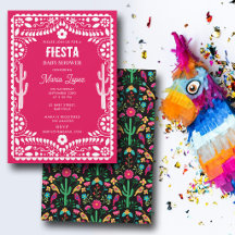 Mexicaanse traditionele bloemrijke fiesta roze bab