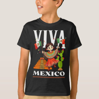 Mexicaanse trots vlag mexico wortels erfgoed mexic t-shirt