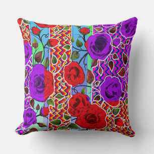Mexicaanse Tuinfeest Nouveau Bloemstuk Kussen