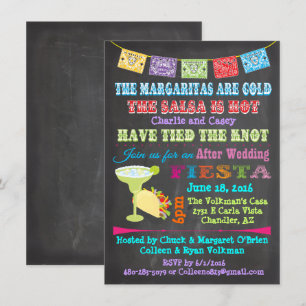 Mexicaanse uitnodiging voor uitzending van bruilof