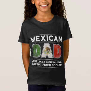 Mexicaanse vader is veel cooler Vaderdag vlag T-shirt