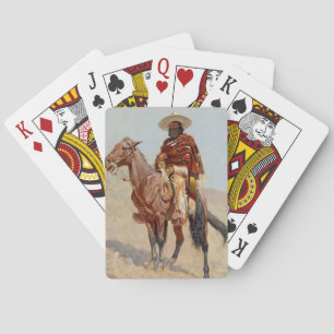 “Mexicaanse Vaquero Horseman” door Frederick Remin Pokerkaarten