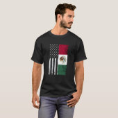 Mexicaanse Vlag Amerika Mexicaanse Pr T-shirt (Voorkant volledig)