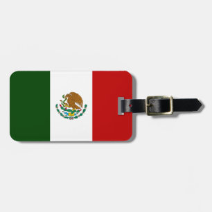 Mexicaanse vlag bagagelabel