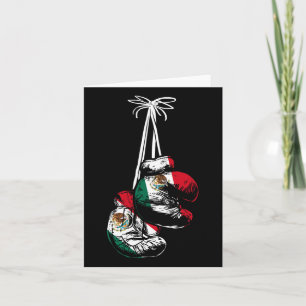 Mexicaanse vlag Boxer Boxing-handschoenen Kaart