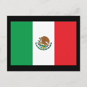 Mexicaanse vlag briefkaart