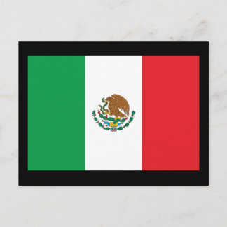 Mexicaanse vlag briefkaart