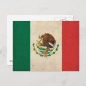  Mexicaanse vlag Briefkaart (Voorkant / Achterkant)