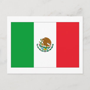 Mexicaanse vlag briefkaart