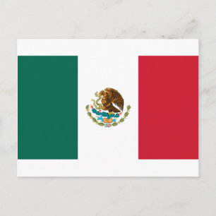Mexicaanse vlag briefkaart