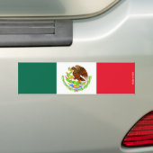 Mexicaanse vlag Bumpersticker (Op auto)