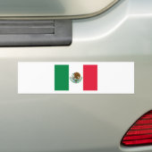 Mexicaanse vlag bumpersticker (Op auto)