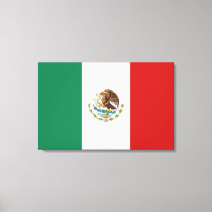 Mexicaanse vlag canvas afdruk