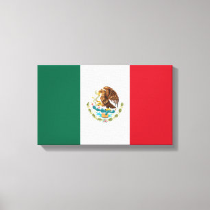 Mexicaanse vlag canvas afdruk