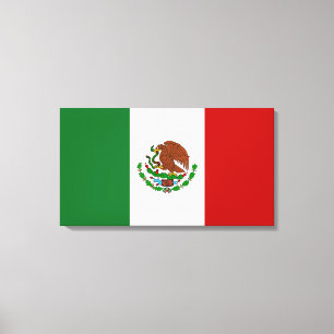 Mexicaanse vlag canvas afdruk