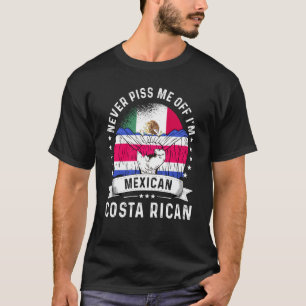 Mexicaanse vlag Costa Rica Groene Humor Burgerrech T-shirt